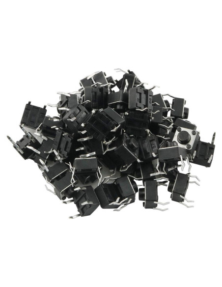Interruptor Táctil E-outstanding 50PCS 6x6mm 4 Pines