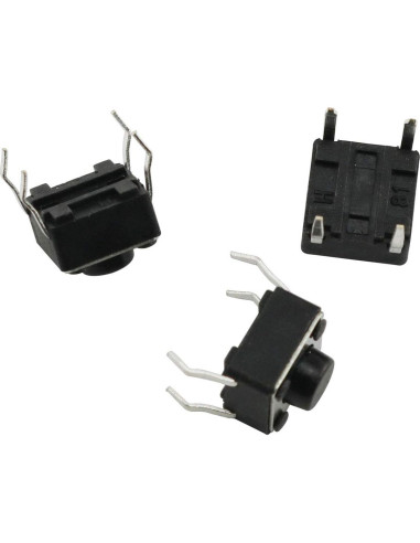 Interruptor Táctil E-outstanding 50PCS 6x6mm 4 Pines