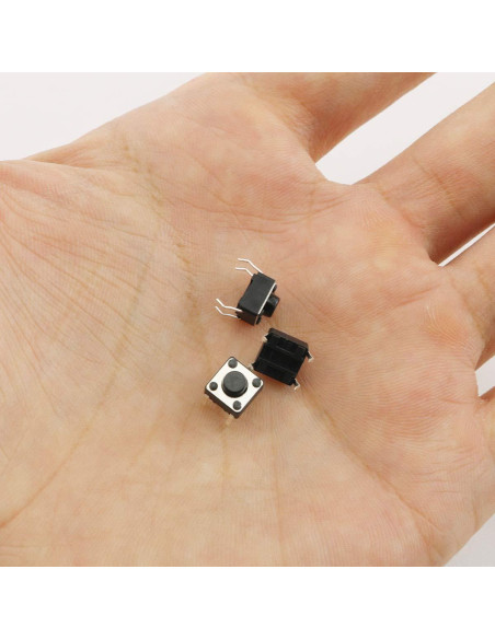 Interruptor Táctil E-outstanding 50PCS 6x6mm 4 Pines