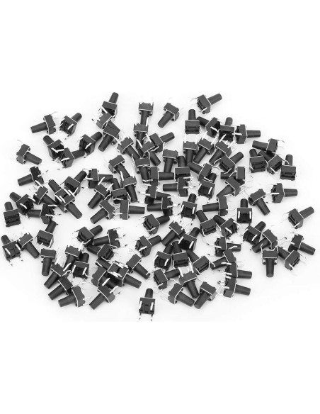 Interruptores de Botón Táctil Momentáneo Garosa 100PCs DC12V