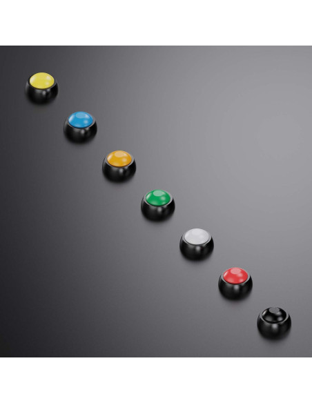 Interruptor de Botón Momentáneo Impermeable DIYhz 12mm 35 Pcs