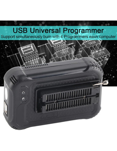Programador Universal USB Hilitand TL866II con 9 Adaptadores