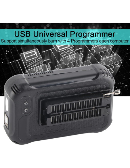Programador Universal USB Hilitand TL866II con 9 Adaptadores
