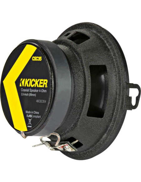 Altavoces Coaxiales Kicker 46CSC354 3.5" (89mm) 4 Ohm