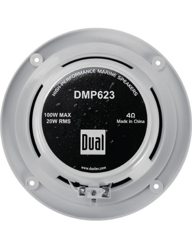 Altavoces Marinos Dual DMP623 6.5" 100W Resistentes al Clima