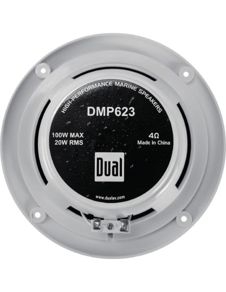 Altavoces Marinos Dual DMP623 6.5" 100W Resistentes al Clima