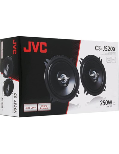 Altavoces Coaxiales JVC CS-J520X 13cm 250W Juego de 2