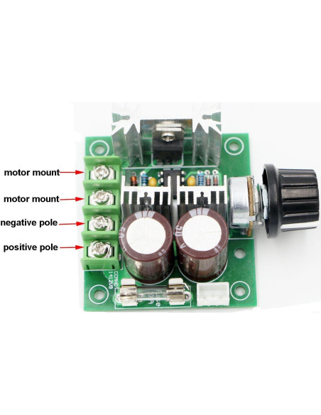 Controlador de Velocidad Motor DC PWM 10A 12V-40V RioRand