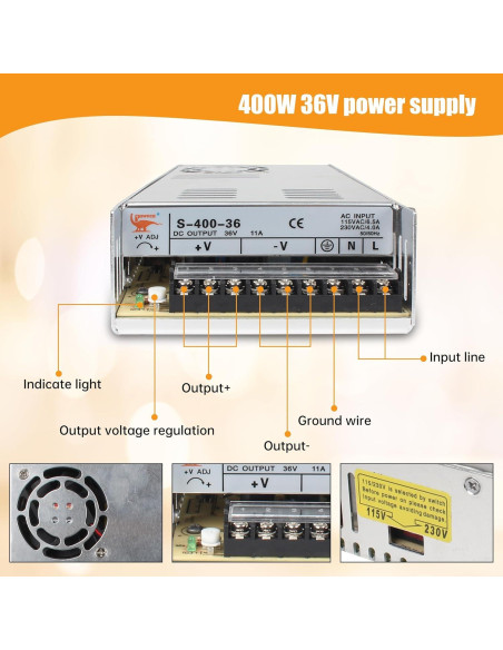 Kit Motor Paso a Paso Nema23 RATTMMOTOR 3 Ejes 2.98Nm USB Mach3