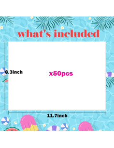 50 Hojas de Plástico Encogible Imprimibles Hslordge 27.9x21.6cm 2