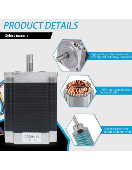 Kit Controlador CNC RATTMMOTOR Nema 23 1.8Nm 4.5A TB6600