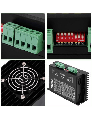 Controlador de Motor Paso a Paso Nema 34 Vikye 18-80V AC 7.2A