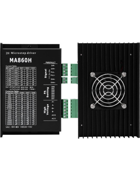 Controlador de Motor Paso a Paso Nema 34 Vikye 18-80V AC 7.2A
