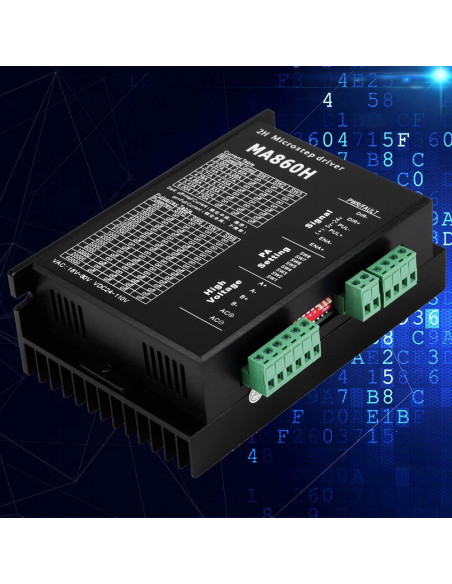 Controlador de Motor Paso a Paso Nema 34 Vikye 18-80V AC 7.2A