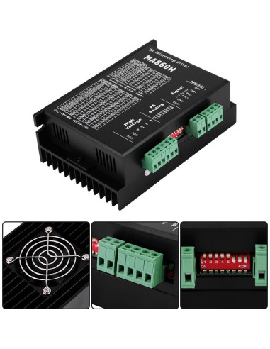 Controlador de Motor Paso a Paso Nema 34 Vikye 18-80V AC 7.2A