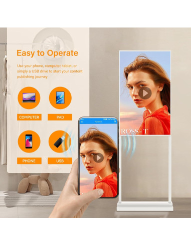 Kiosco Digital 32" Canlarriz LCD Publicidad Interior 2GB RAM 32GB