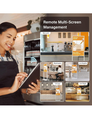 Kiosco Digital 32" Canlarriz LCD Publicidad Interior 2GB RAM 32GB