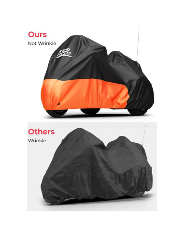 Cubierta de Motocicleta Trike KEMIMOTO Naranja 3 Ruedas