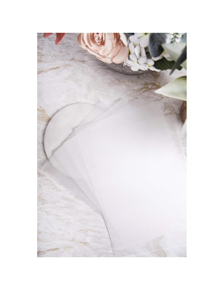 Hojas de Plástico Retráctil Sizzix 10PK Blanco Frosted A4