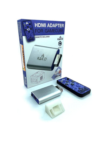 Adaptador HDMI Kaico para Nintendo GameCube con Control Remoto