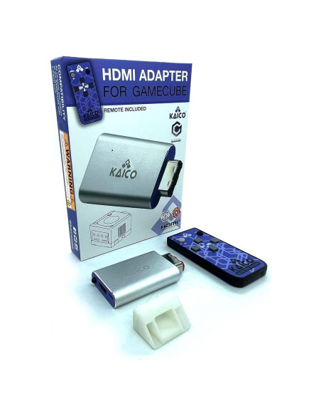 Adaptador HDMI Kaico para Nintendo GameCube con Control Remoto