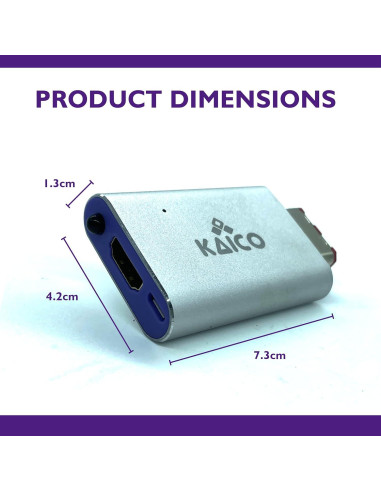 Adaptador HDMI Kaico para Nintendo GameCube con Control Remoto
