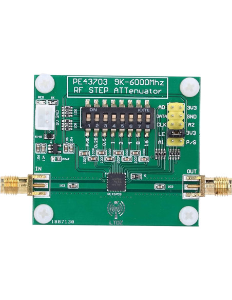 Módulo Atenuador RF Digital Wisoqu PE43703 9K-4GHz 0-31.75dB