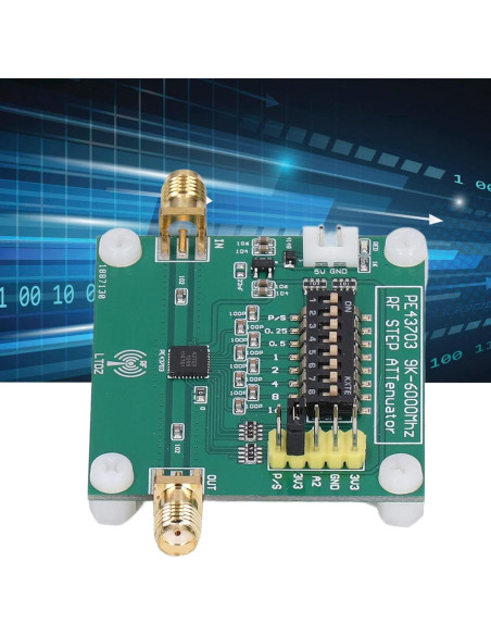 Módulo Atenuador RF Digital Wisoqu PE43703 9K-4GHz 0-31.75dB