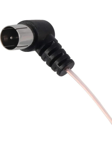 Antena Dipolo FM DIANN 75 Ohm con Adaptadores para Estéreo