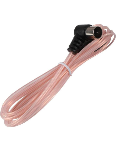 Antena Dipolo FM DIANN 75 Ohm con Adaptadores para Estéreo