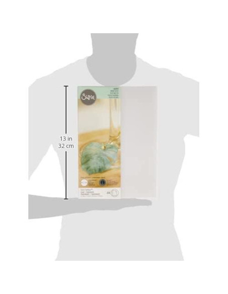 Hojas de Plástico Retráctil Sizzix 10PK Blanco Frosted A4