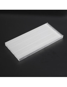 Disipador de Calor de Aluminio Keenso 30 x 14 x 2 cm para LED 2