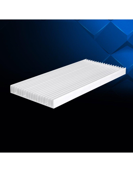 Disipador de Calor de Aluminio Keenso 30 x 14 x 2 cm para LED
