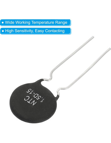 Termistores NTC 1.5 Ohm PATIKIL 10 Pcs Sensor Temperatura