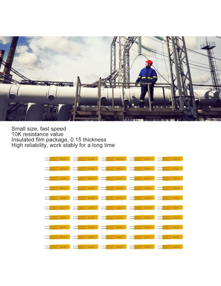 50 Termistores NTC 10K -40 a 120C Película Delgada NDNCZDHC