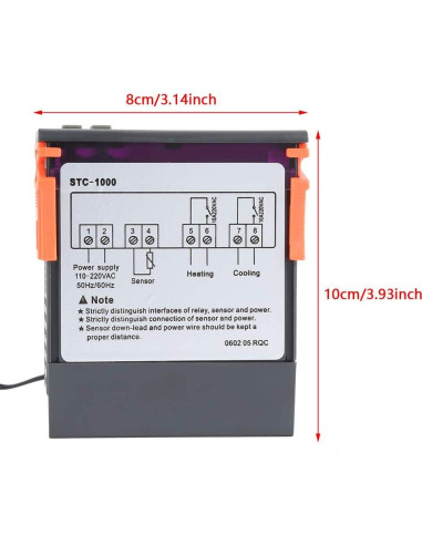 Controlador de Temperatura Digital Walfront STC-1000 -50C a 99C