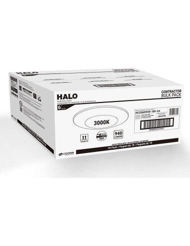 Luz de Disco LED Empotrada HALO HLCE 15.24 cm 3000K 900 Lúmenes