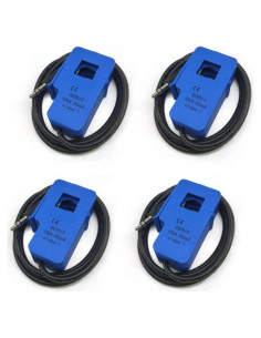 4 Pcs Sensor de Transformador de Corriente SCT-013-000 100A