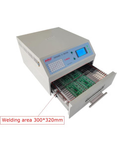 Horno de Reflujo T962A 1500W Infrarrojo 30x32 cm PCB 2
