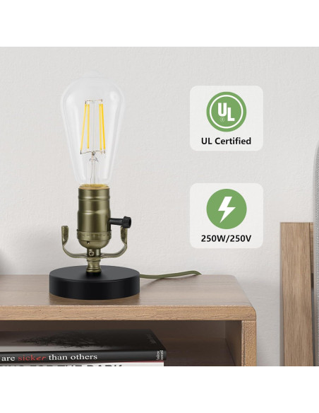 Kit de Lámpara Baocuz con Cable de 3.66m y Socket E26/E27