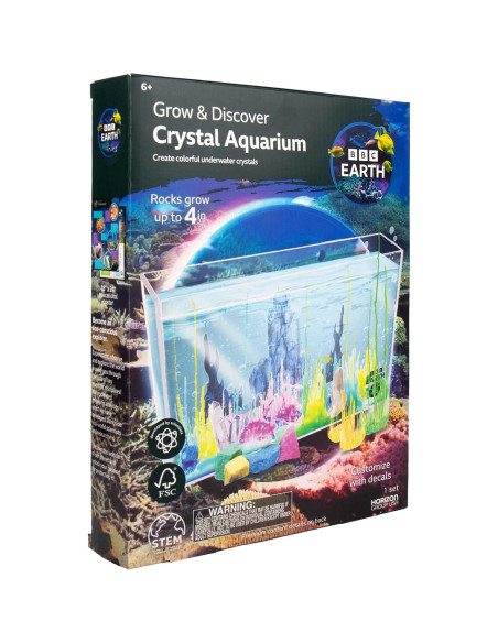 Acuario de Cristales BBC Earth 20.96x12.7 cm Kit STEM