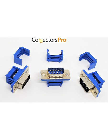 Conectores IDC Crimp Macho DB9 10PK - Accesorios de PC