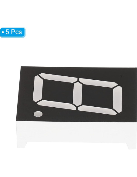 Tubo Digital LED PATIKIL 5 Piezas 7 Segmentos 10 Pines 3.3V