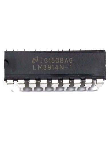 Controlador de Pantalla de Gráficos LM3914N-1 para LEDs - 2 Unidades