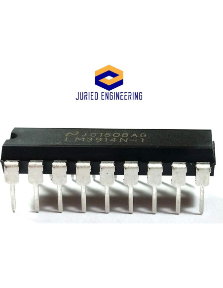 Controlador de Pantalla de Gráficos LM3914N-1 para LEDs - 2 Unidades