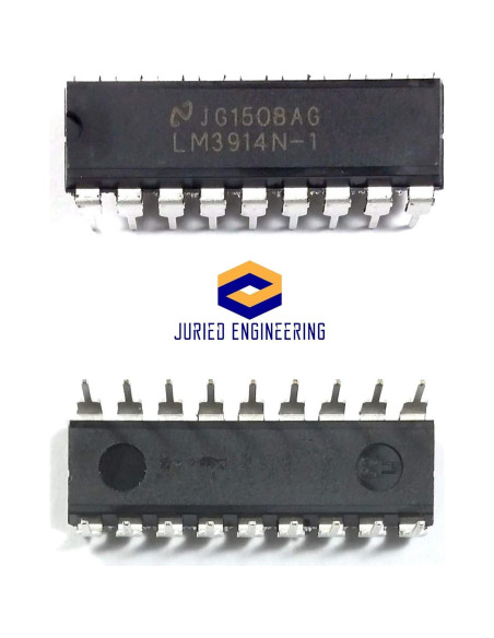 Controlador de Pantalla de Gráficos LM3914N-1 para LEDs - 2 Unidades