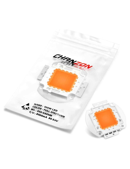 Chip LED de Alta Potencia 100W Chanzon Espectro Completo