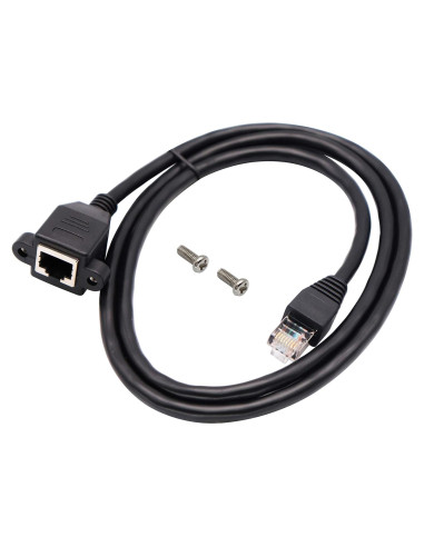 Cable de red Ethernet Cat 6 AAOTOKK 1M RJ45 macho a hembra