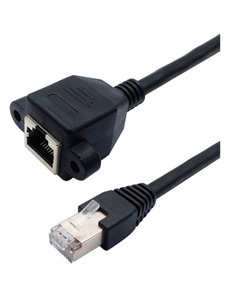 Cable de red Ethernet Cat 6 AAOTOKK 1M RJ45 macho a hembra