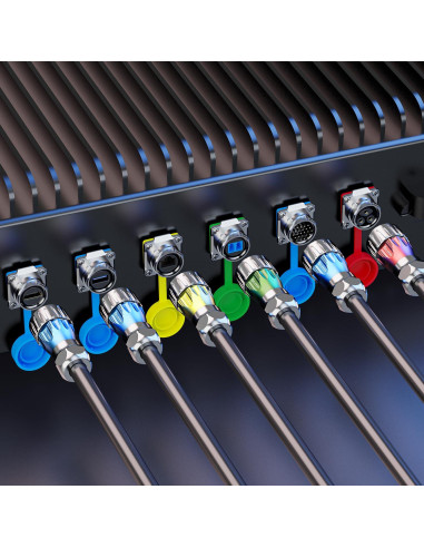 Conectores RJ45 CNLINKO DH-24 Impermeables IP68 8P8C